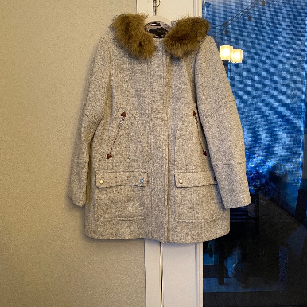 Jcrew wool coat